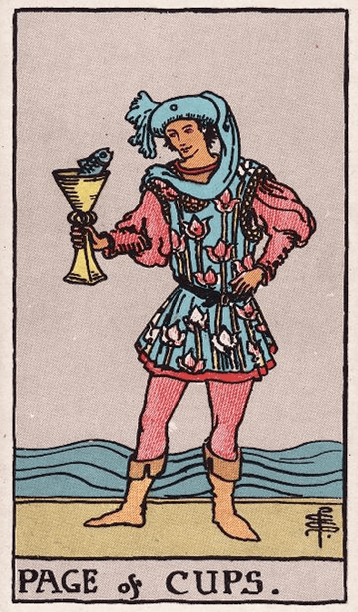Page of Cups